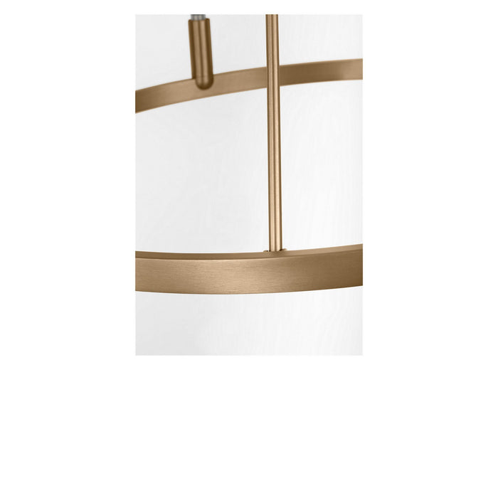 Generation Lighting - GLC2016SBE - Six Light Chandelier - Mirla - Satin Brass