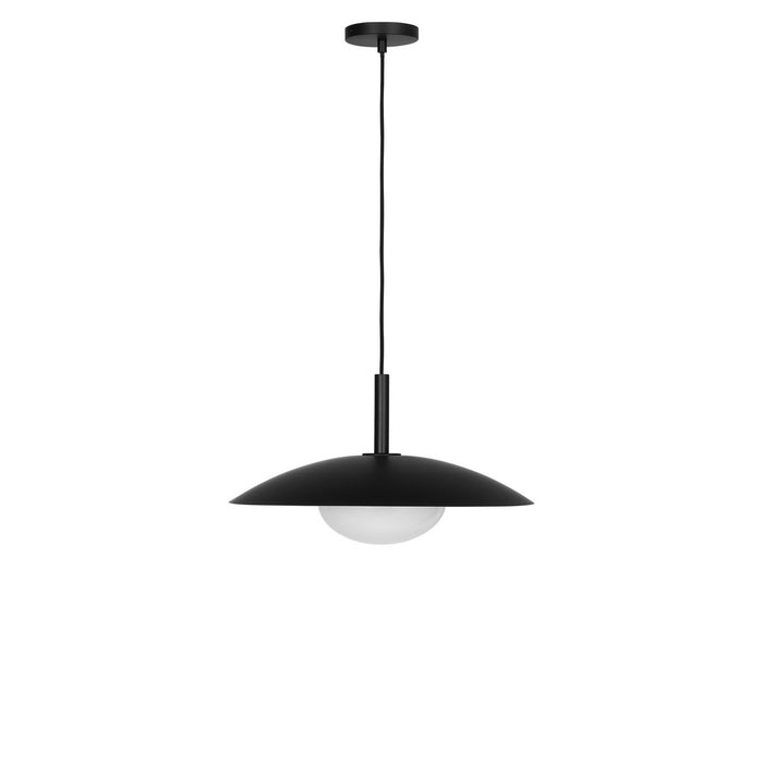 Generation Lighting - GLP2041MBK - One Light Pendant - Mont - Midnight Black