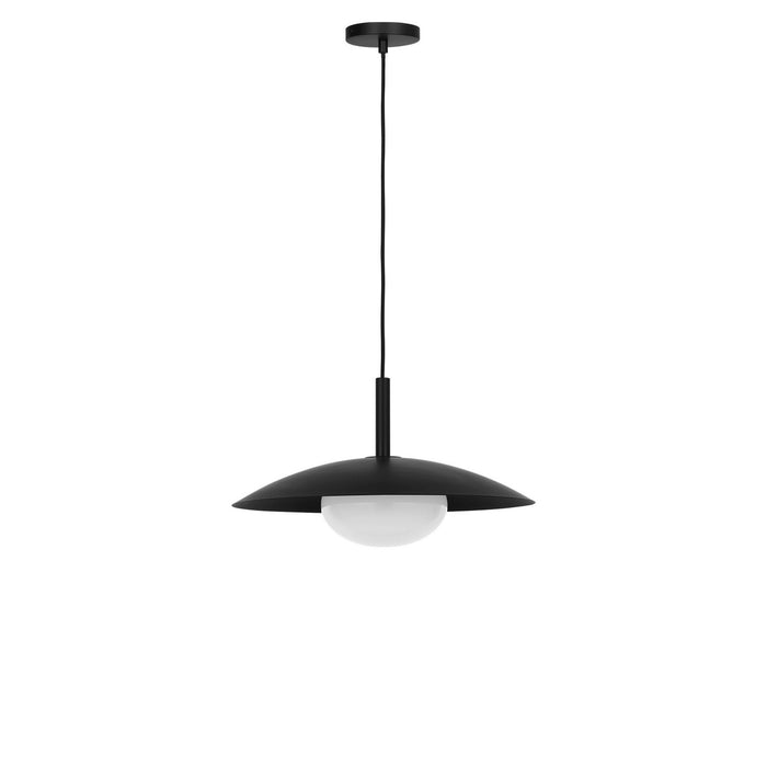 Generation Lighting - GLP2041MBK - One Light Pendant - Mont - Midnight Black