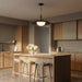 Generation Lighting - GLP2041MBK - One Light Pendant - Mont - Midnight Black