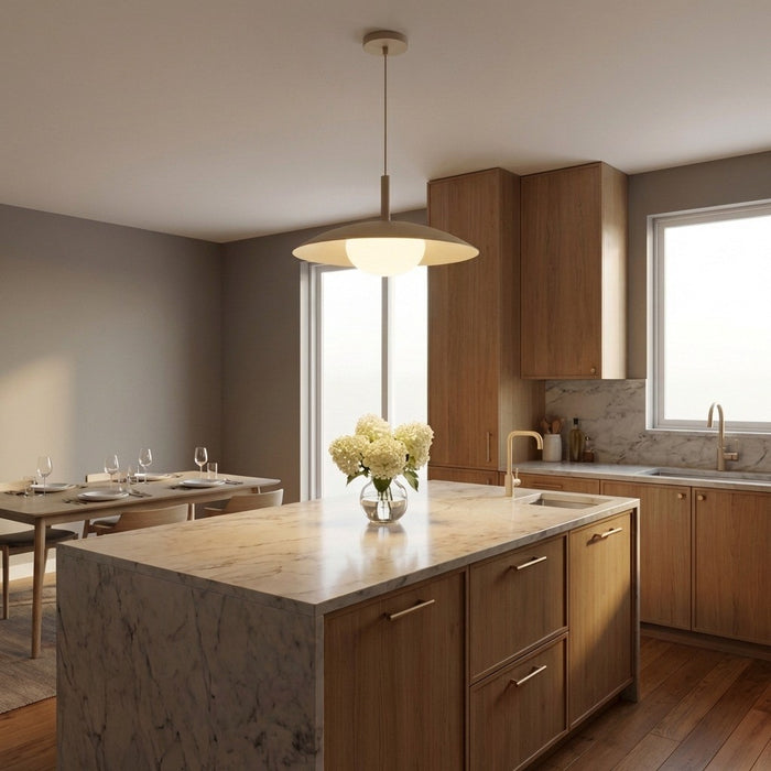 Generation Lighting - GLP2041SDNE - One Light Pendant - Mont - Sand Dune