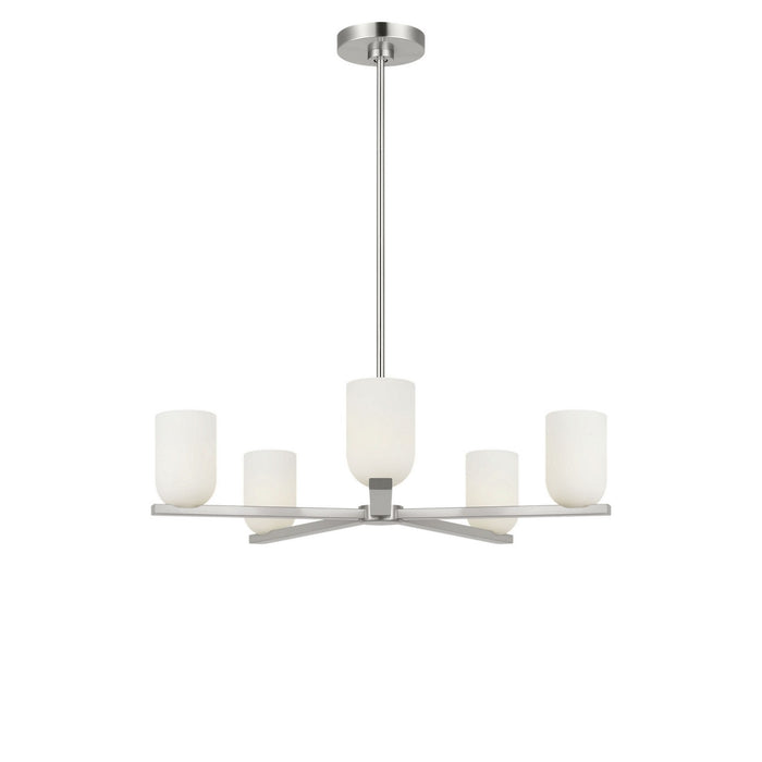 Generation Lighting - GLC1935BN - Five Light Chandelier - Neblina - Brushed Nickel
