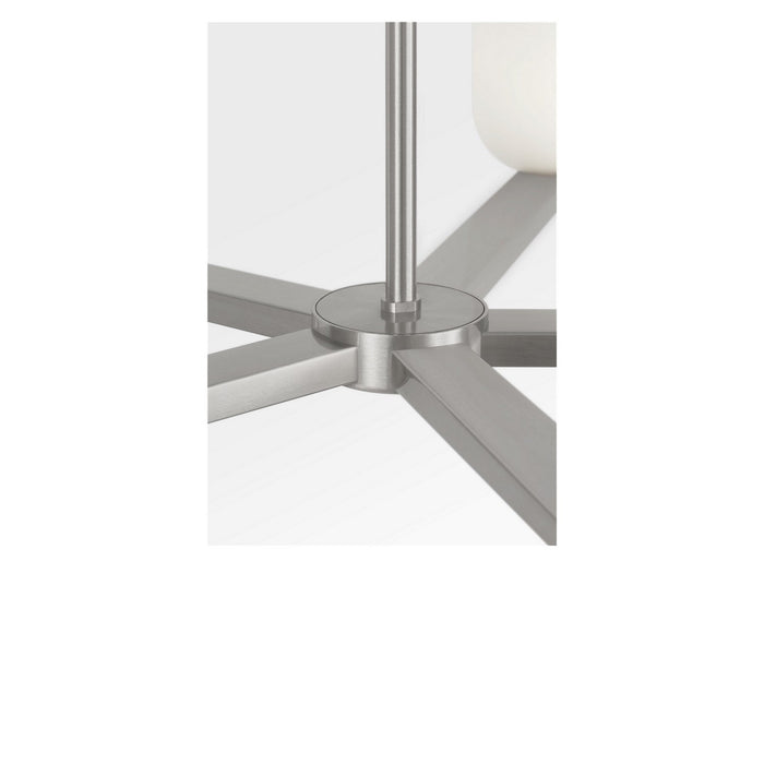 Generation Lighting - GLC1935BN - Five Light Chandelier - Neblina - Brushed Nickel