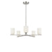 Generation Lighting - GLC1935BNE - Five Light Chandelier - Neblina - Brushed Nickel
