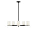 Generation Lighting - GLC1935MBK - Five Light Chandelier - Neblina - Midnight Black