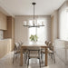 Generation Lighting - GLC1935MBKE - Five Light Chandelier - Neblina - Midnight Black