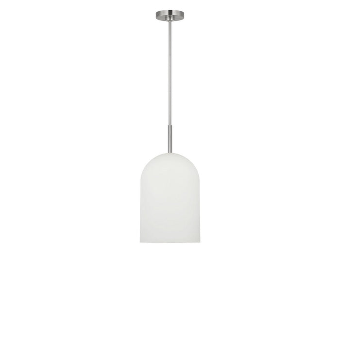 Generation Lighting - GLP1941BN - One Light Pendant - Neblina - Brushed Nickel