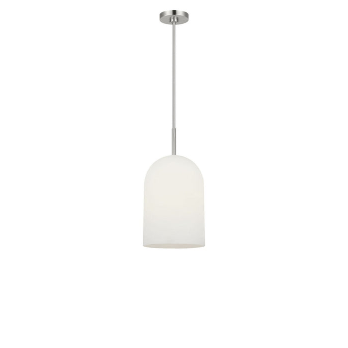 Generation Lighting - GLP1941BNE - One Light Pendant - Neblina - Brushed Nickel