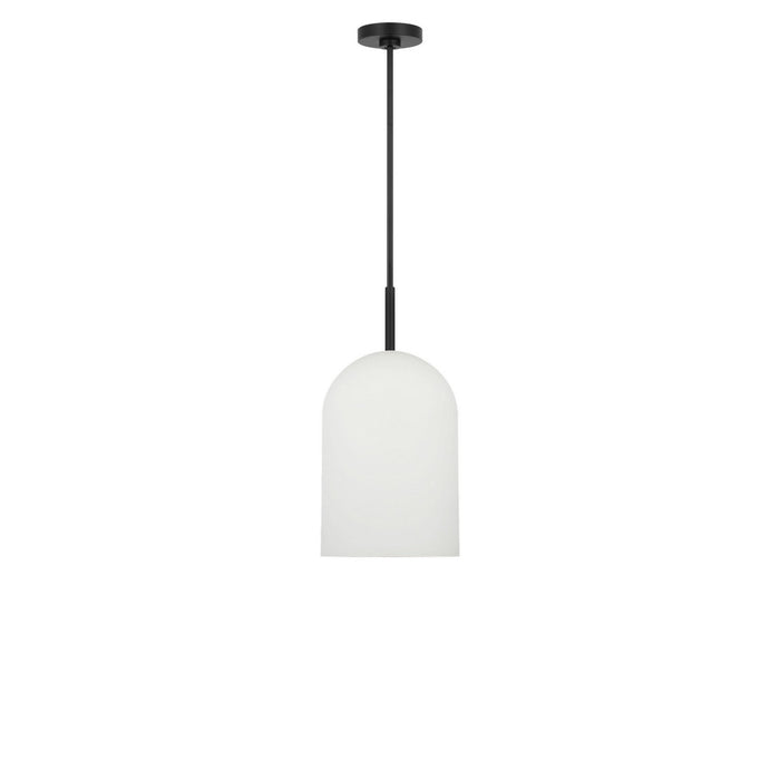 Generation Lighting - GLP1941MBKE - One Light Pendant - Neblina - Midnight Black