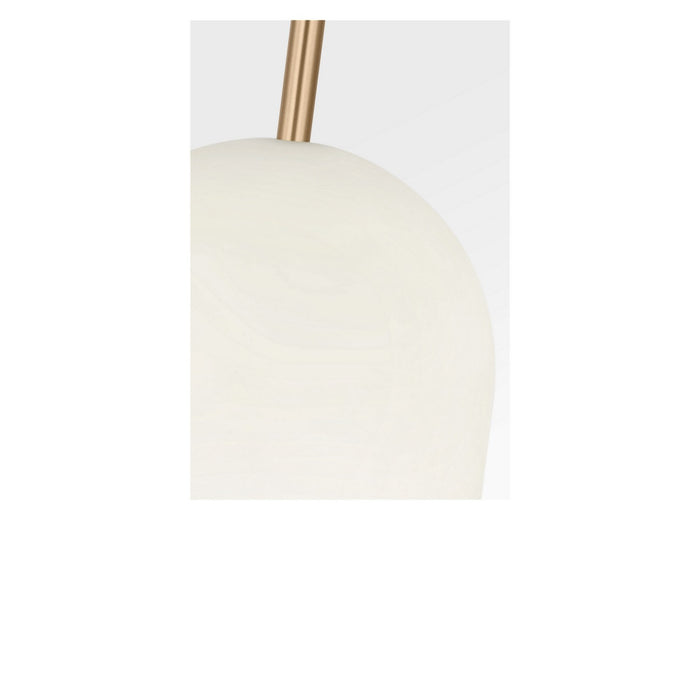 Generation Lighting - GLP1941SB - One Light Pendant - Neblina - Satin Brass