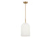 Generation Lighting - GLP1941SB - One Light Pendant - Neblina - Satin Brass