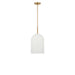 Generation Lighting - GLP1941SBE - One Light Pendant - Neblina - Satin Brass