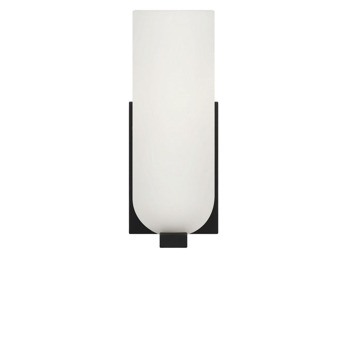 Generation Lighting - GLV1951MBKE - One Light Vanity - Neblina - Midnight Black