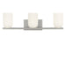 Generation Lighting - GLV1973BN - Three Light Vanity - Neblina - Brushed Nickel