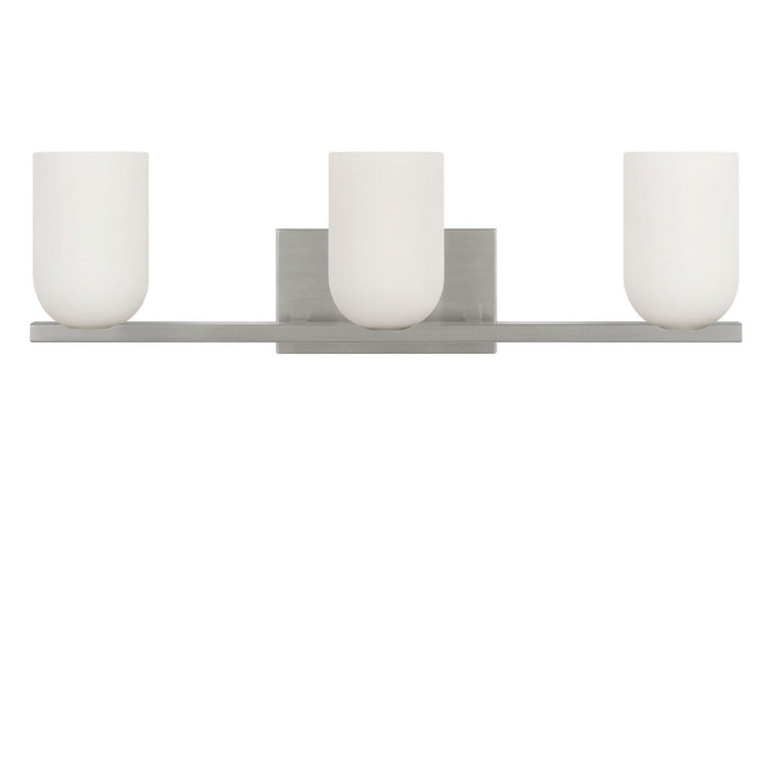 Generation Lighting - GLV1973BN - Three Light Vanity - Neblina - Brushed Nickel