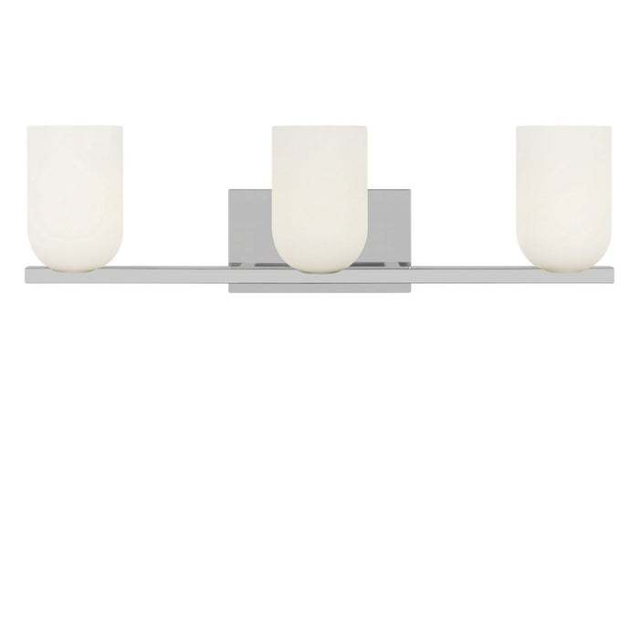 Generation Lighting - GLV1973CH - Three Light Vanity - Neblina - Chrome