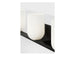 Generation Lighting - GLV1973MBKE - Three Light Vanity - Neblina - Midnight Black