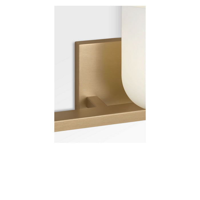 Generation Lighting - GLV1973SBE - Three Light Vanity - Neblina - Satin Brass