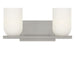 Generation Lighting - GLV1962BNE - Two Light Vanity - Neblina - Brushed Nickel