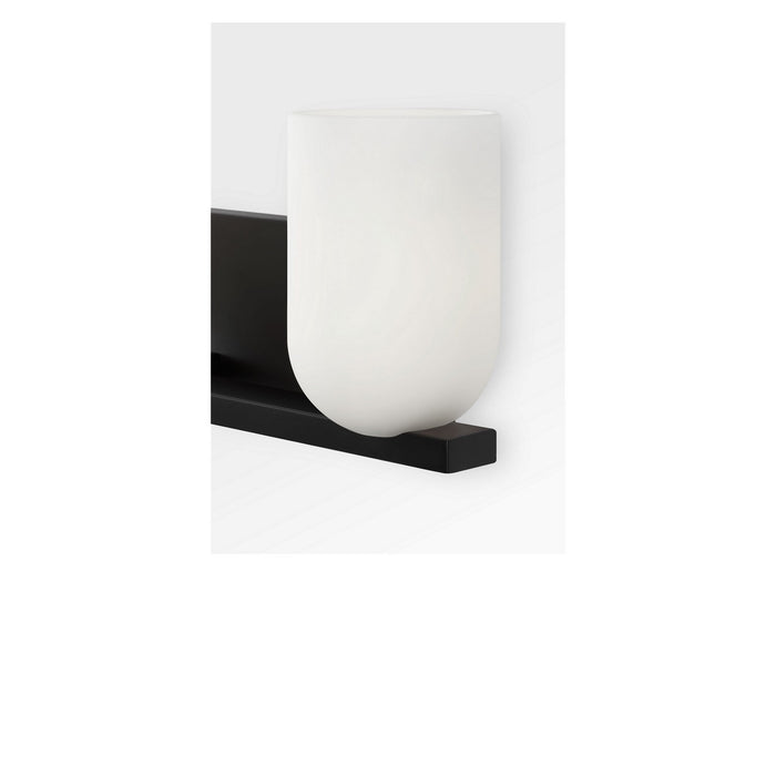 Generation Lighting - GLV1962MBK - Two Light Vanity - Neblina - Midnight Black