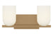Generation Lighting - GLV1962SBE - Two Light Vanity - Neblina - Satin Brass