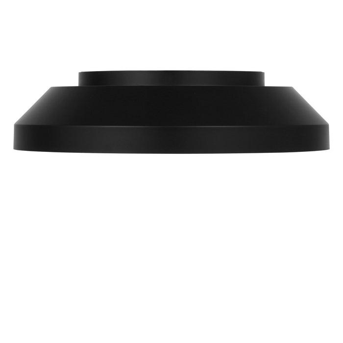 Generation Lighting - GLF1981MBK - LED Flush Mount - Nevado - Midnight Black