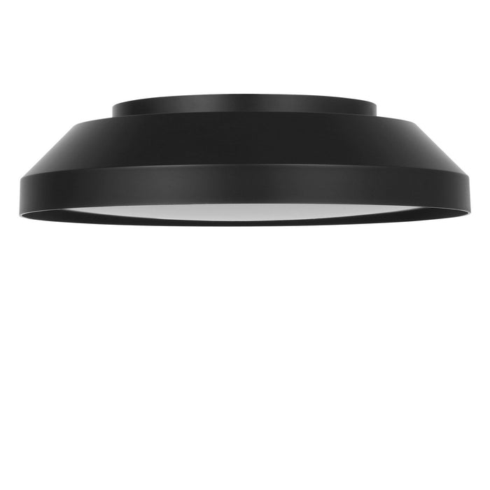 Generation Lighting - GLF1981MBK - LED Flush Mount - Nevado - Midnight Black