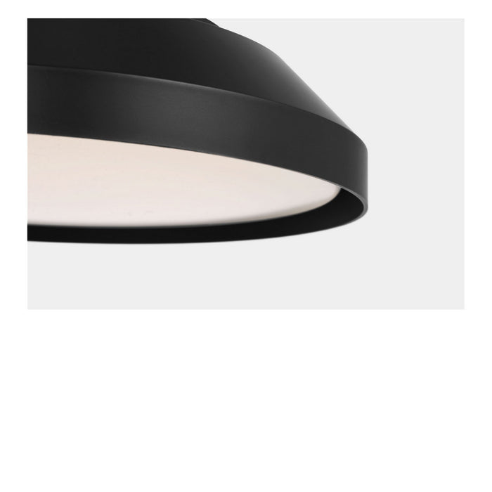 Generation Lighting - GLF1981MBK - LED Flush Mount - Nevado - Midnight Black