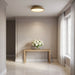 Generation Lighting - GLF1981MSB - LED Flush Mount - Nevado - Satin Brass
