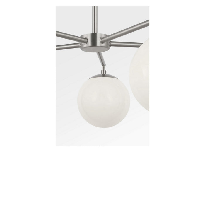 Generation Lighting - GLC1795BN - Five Light Chandelier - Nube - Brushed Nickel