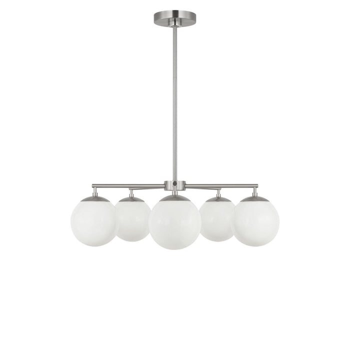 Generation Lighting - GLC1795BNE - Five Light Chandelier - Nube - Brushed Nickel