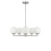 Generation Lighting - GLC1795BNE - Five Light Chandelier - Nube - Brushed Nickel