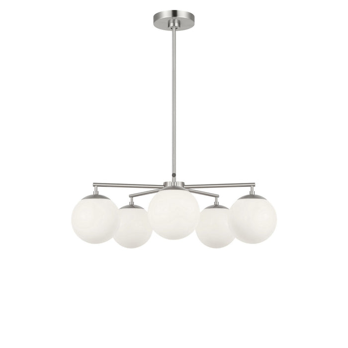 Generation Lighting - GLC1795BNE - Five Light Chandelier - Nube - Brushed Nickel