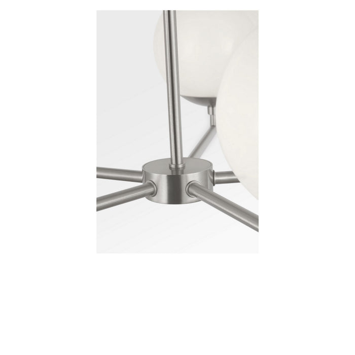 Generation Lighting - GLC1795BNE - Five Light Chandelier - Nube - Brushed Nickel