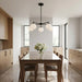 Generation Lighting - GLC1795MBK - Five Light Chandelier - Nube - Midnight Black