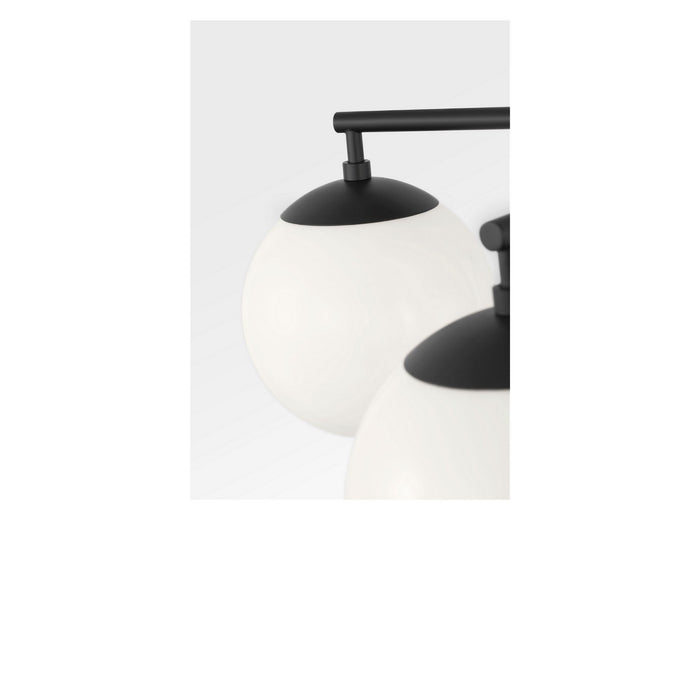 Generation Lighting - GLC1795MBKE - Five Light Chandelier - Nube - Midnight Black