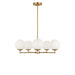 Generation Lighting - GLC1795SBE - Five Light Chandelier - Nube - Satin Brass