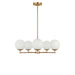 Generation Lighting - GLC1795SBE - Five Light Chandelier - Nube - Satin Brass