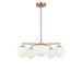 Generation Lighting - GLC1795SBE - Five Light Chandelier - Nube - Satin Brass