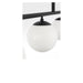 Generation Lighting - GLC1814MBK - Four Light Linear Chandelier - Nube - Midnight Black