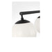 Generation Lighting - GLC1814MBK - Four Light Linear Chandelier - Nube - Midnight Black