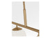 Generation Lighting - GLC1814SBE - Four Light Linear Chandelier - Nube - Satin Brass