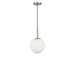 Generation Lighting - GLP1821BN - One Light Pendant - Nube - Brushed Nickel