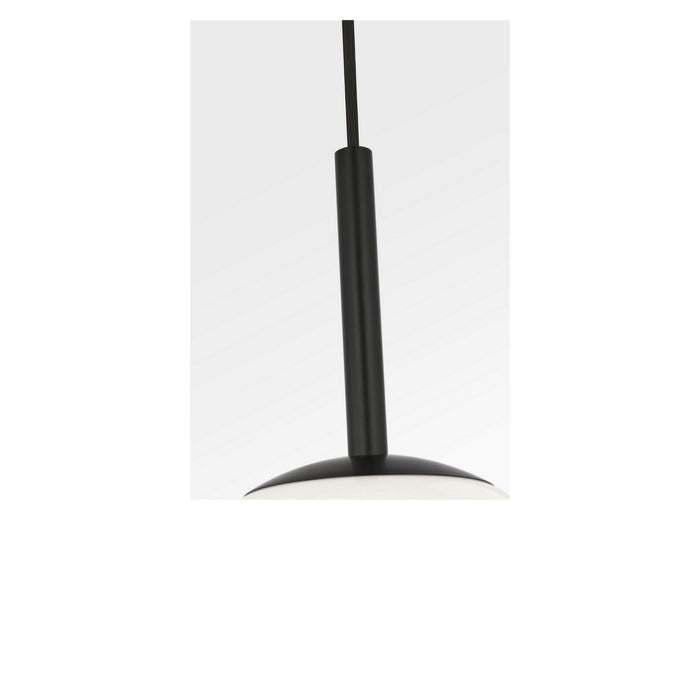 Generation Lighting - GLP1821MBK - One Light Pendant - Nube - Midnight Black