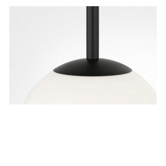 Generation Lighting - GLP1821MBKE - One Light Pendant - Nube - Midnight Black