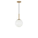 Generation Lighting - GLP1821SB - One Light Pendant - Nube - Satin Brass