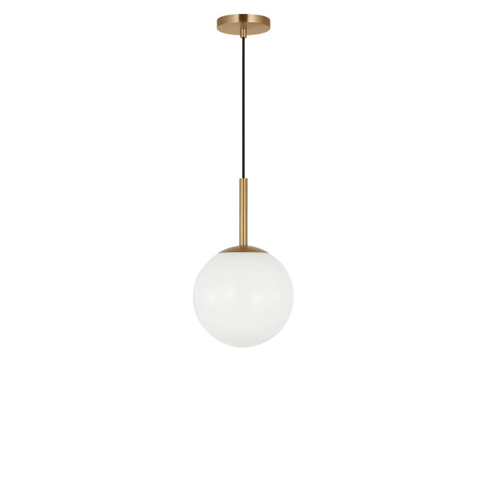 Generation Lighting - GLP1821SBE - One Light Pendant - Nube - Satin Brass