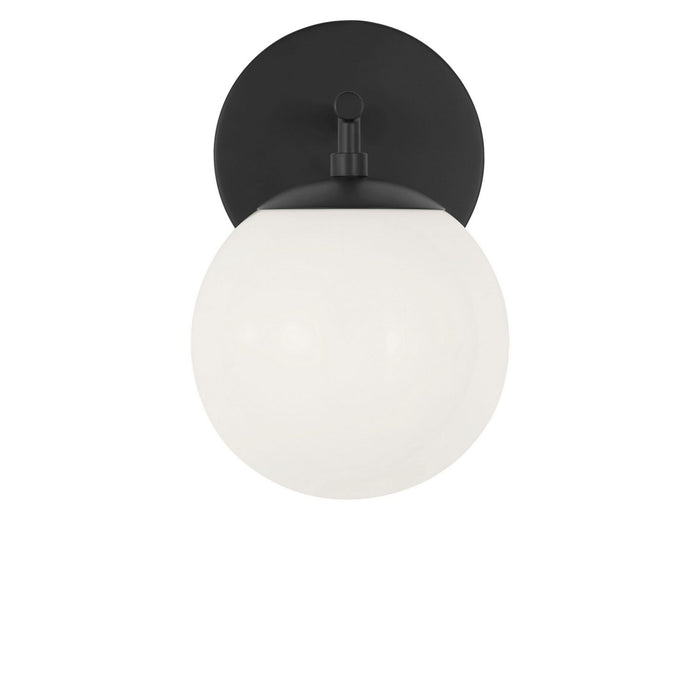 Generation Lighting - GLV1831MBK - One Light Vanity - Nube - Midnight Black
