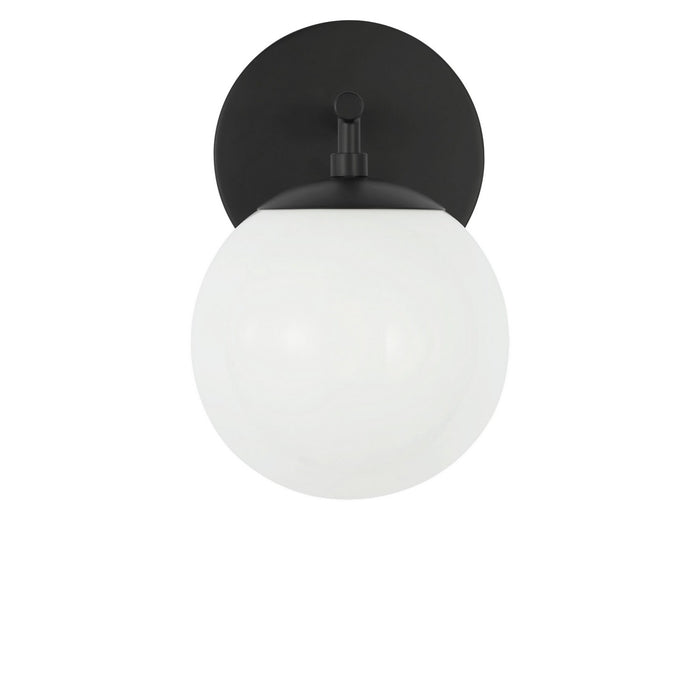 Generation Lighting - GLV1831MBK - One Light Vanity - Nube - Midnight Black