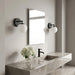 Generation Lighting - GLV1831MBK - One Light Vanity - Nube - Midnight Black